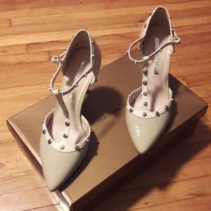 Studded Nude Heels